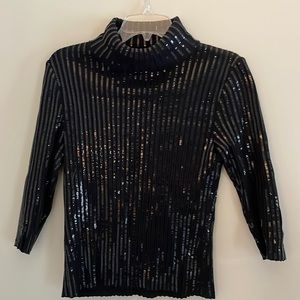 St. John Evening sequin top